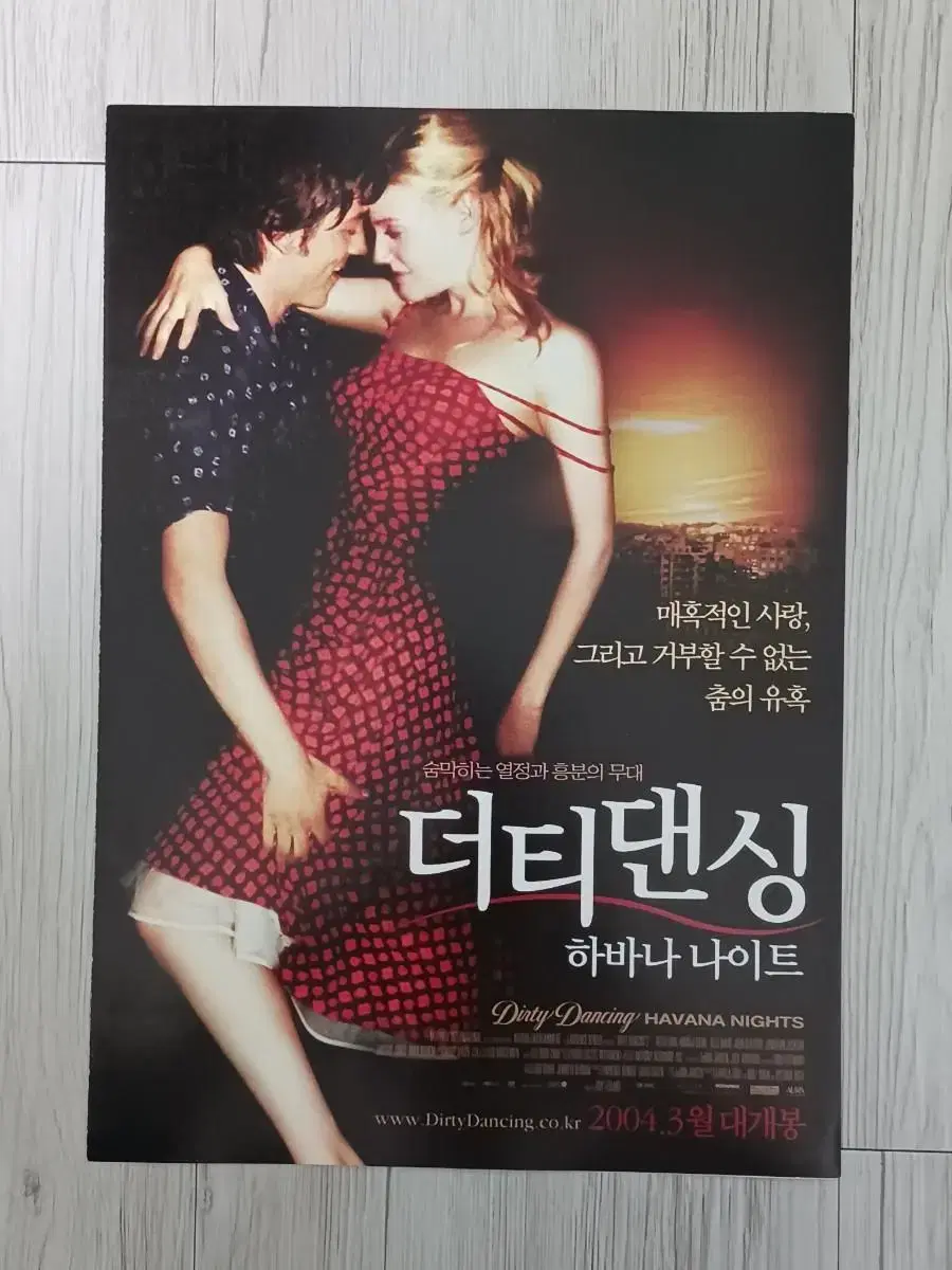 디에고루나 더티댄싱:하바나나이트(2004년)(2단)전단지